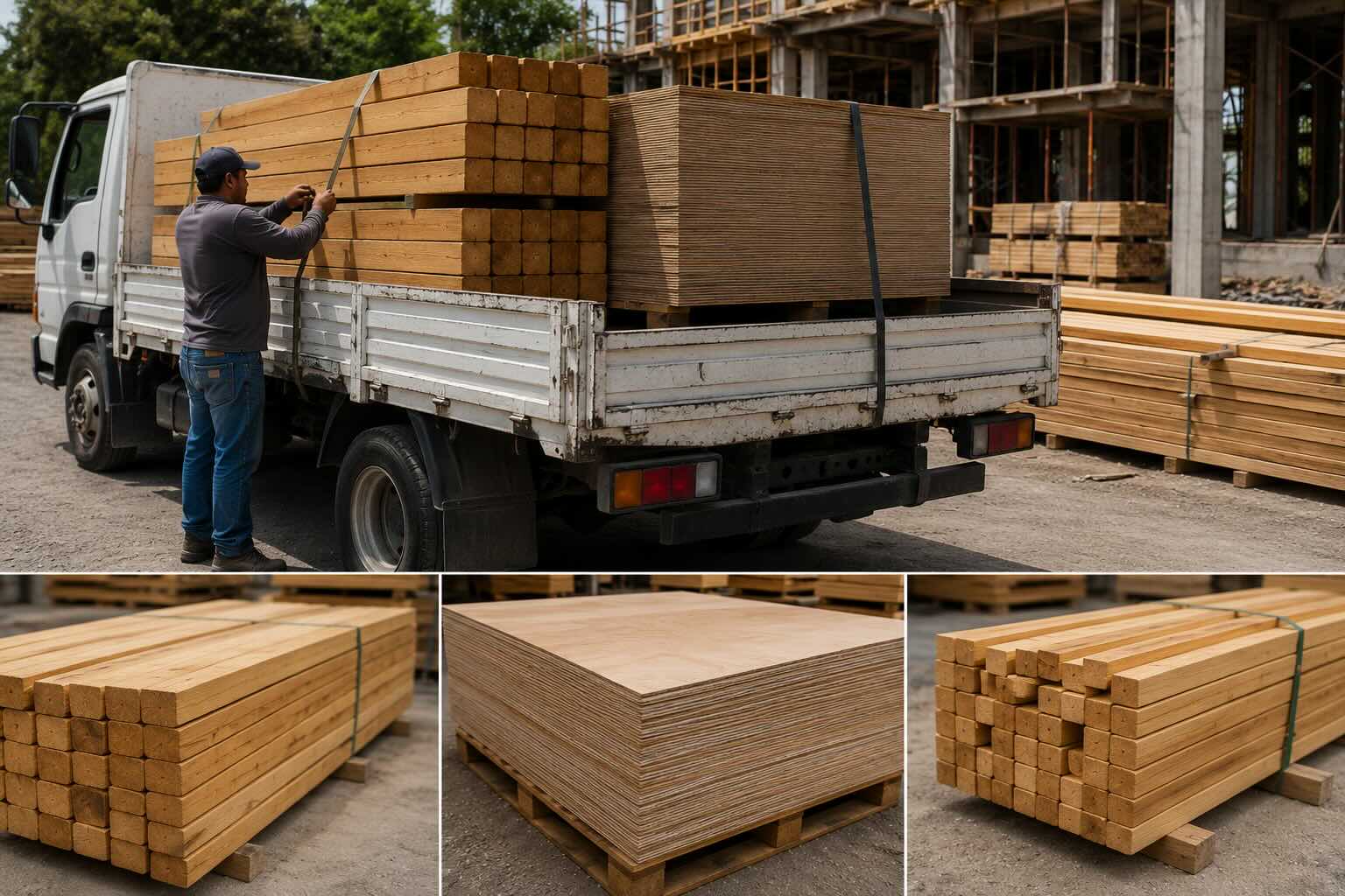 Madera para constructoras