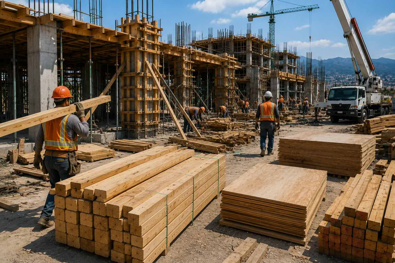 Suministro de madera para construcción en Monterrey